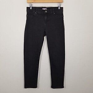 Juicy Couture Super Stretch Crop Jeans Black Size 6